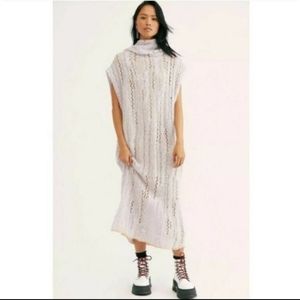 Free People Pirouette Tunic Sugar Cloud Size XS/S